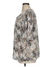 Jones & Co 100% Polyester Animal Print Silver 3/4 Sleeve Blouse Size 1X - photo 5