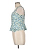 Mi ami 100% Rayon Blue Sleeveless Top Size L - photo 5