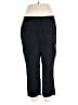 Venezia Solid Black Cargo Pants Size 16 - photo 1