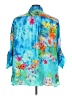 John Mark Tropical Blue 3/4 Sleeve Button-Down Shirt Size 3X - photo 2