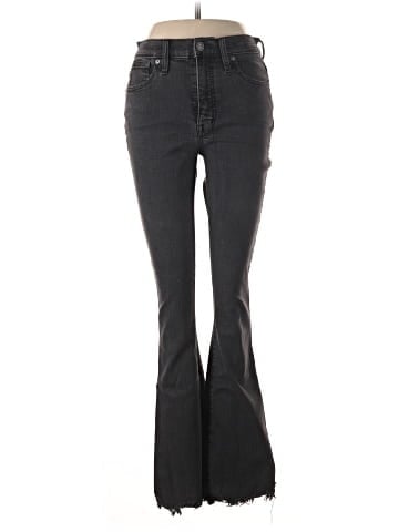 Madewell Tall Cali Demi-Boot Jeans in Berkeley Black: Chewed-Hem Edition (view 1)