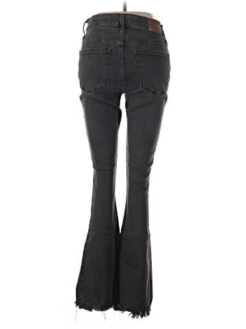 Madewell Tall Cali Demi-Boot Jeans in Berkeley Black: Chewed-Hem Edition (view 2)