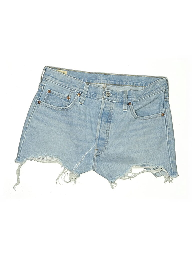 Pre-owned Levi's Denim Shorts In Blue