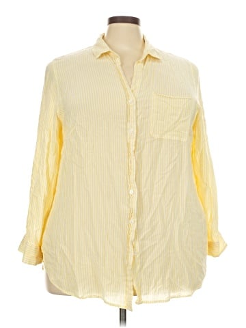 Velvet Heart Long Sleeve Button-Down Shirt (view 1)