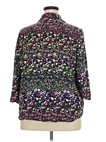 Woman Within 3/4 Sleeve Blouse (view 2)