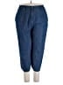 Silhouettes Blue Casual Pants Size 18 - photo 1