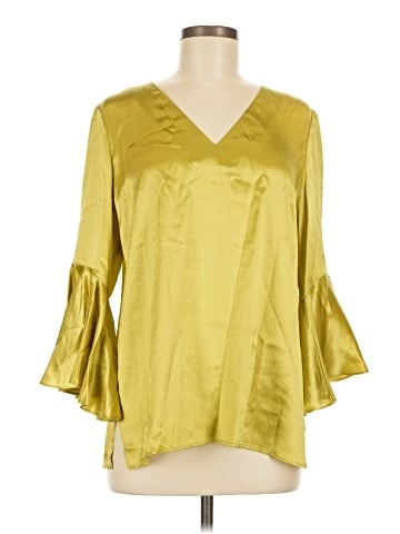 Lafayette 148 New York 3/4 Sleeve Silk Top (view 1)