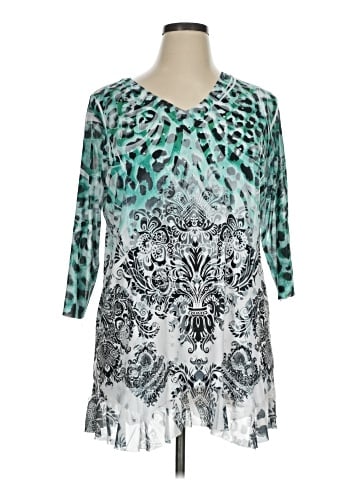 Laura Ashley 3/4 Sleeve Blouse (view 1)