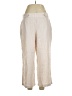 Croft & Barrow Stripes Ivory Linen Pants Size L - photo 1