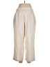 Croft & Barrow Stripes Ivory Linen Pants Size L - photo 2