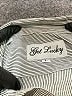 Get Lucky U.S.A. Chevron-herringbone Gray Long Sleeve Button-Down Shirt Size L - photo 7