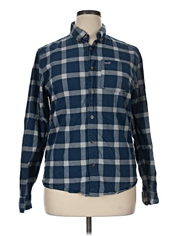 Hollister Long Sleeve Button-Down Shirt (view 1)