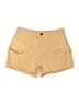 Unbranded Solid Tan Khaki Shorts Size XL - photo 1