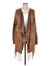 Venus 100% Polyester Brown Cardigan Size M - photo 1