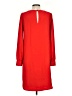 J.Crew 100% Polyester Solid Red Casual Dress Size 4 (tall) - photo 2