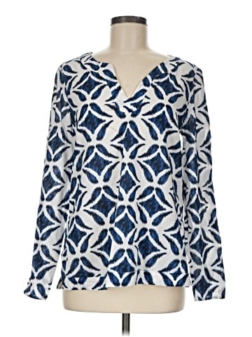 Diane von Furstenberg Long Sleeve Blouse (view 1)
