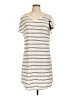 ExOfficio Stripes Ivory White Casual Dress Size L - photo 1