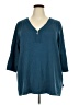 Avenue Teal Pullover Sweater Size 22 Plus - photo 1