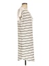 ExOfficio Stripes Ivory White Casual Dress Size L - photo 4