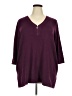 Avenue Burgundy Pullover Sweater Size 22 Plus - photo 1