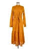 Pieces Orange Casual Dress Size M - photo 1