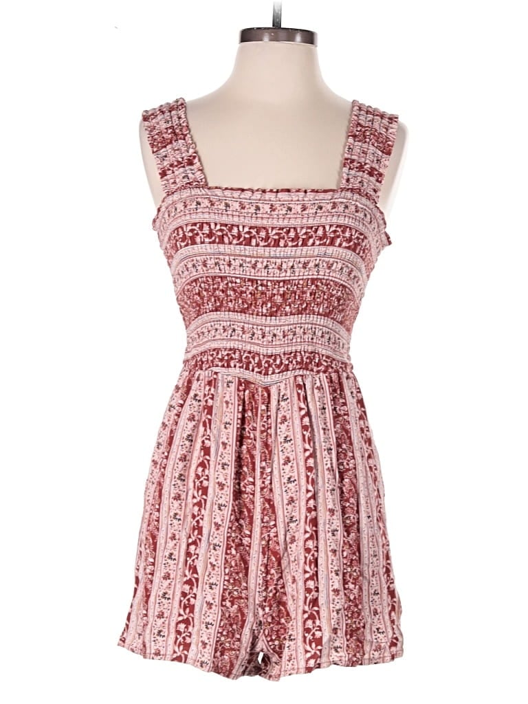 Pre-owned American Eagle Outfitters Romper In Red