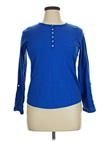 Jones New York Sport Long Sleeve Henley (view 1)