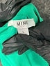 Mine 100% Polyester Teal Short Sleeve Blouse Size L - photo 7