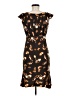 Studio M Print Brown Cocktail Dress Size M - photo 2