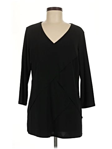 Attitudes by Renee 3/4 Sleeve Top (view 1)