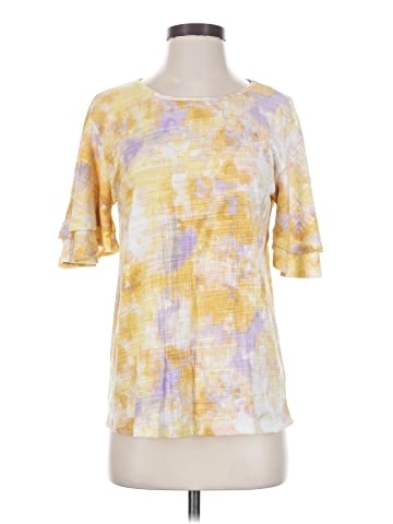 WallpapHER Short Sleeve Blouse (view 1)