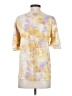 WallpapHER Yellow Short Sleeve Blouse Size S - photo 2