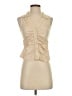 Lulus 100% Cotton Tan Sleeveless Blouse Size S - photo 1