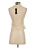 Lulus 100% Cotton Tan Sleeveless Blouse Size S - photo 2