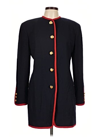 Linda Allard Ellen Tracy Wool Blazer (view 1)