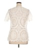 Valerie Stevens Ivory Short Sleeve Blouse Size XL - photo 2