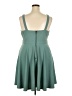 Charlotte Russe Solid Teal Cocktail Dress Size 2X - photo 2