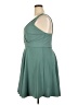 Charlotte Russe Solid Teal Cocktail Dress Size 2X - photo 5