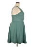 Charlotte Russe Solid Teal Cocktail Dress Size 2X - photo 4