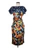 St. John 100% Silk Orange Casual Dress Size 4 - photo 1