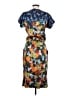 St. John 100% Silk Orange Casual Dress Size 4 - photo 2