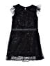 D-Signed 100% Polyester Black Dress Size 10 - 12 - photo 2