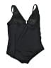 Lands' End Solid Black One Piece Swimsuit Size 16 - photo 2