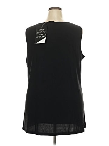 Attitudes by Renee Sleeveless T-Shirt (view 2)