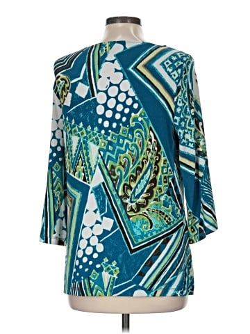 Travelers by Chico's 3/4 Sleeve T-Shirt (view 2)