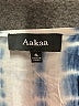 AaKaa 100% Rayon Tie-dye Blue Casual Dress Size S - photo 4
