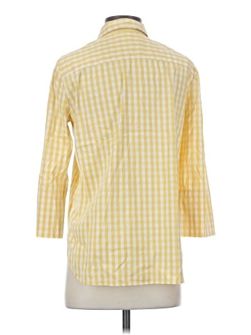 Lafayette 148 New York 3/4 Sleeve Button-Down Shirt (view 2)