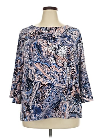 Jones Studio 3/4 Sleeve Blouse (view 1)