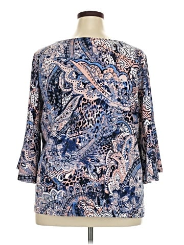 Jones Studio 3/4 Sleeve Blouse (view 2)