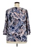Jones Studio Paisley Blue 3/4 Sleeve Blouse Size 2X - photo 2